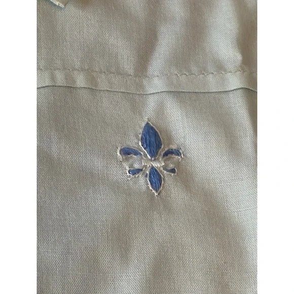 Vtg Baby Togs Boy Clothes/Blue/Embroidered/Button Down/Vest/50's-70's?/Bird Lot - Picture 5 of 12